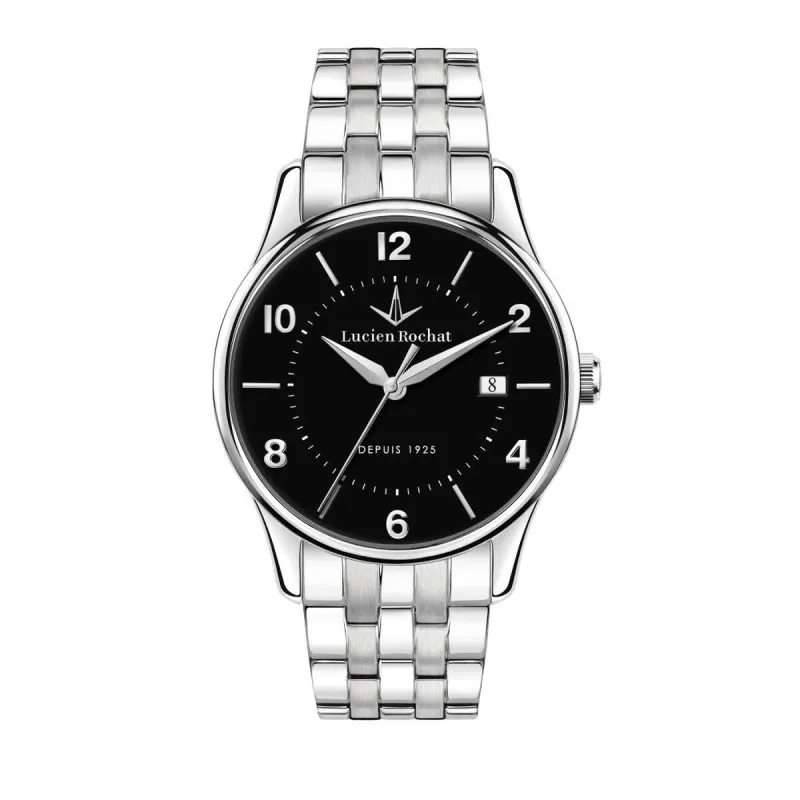 Laikrodis vyrams Lucien Rochat R0453115002 Juoda Sidabras