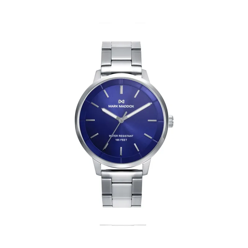 Meeste Kell Mark Maddox HM1013-37 Hõbedane (Ø 41 mm)