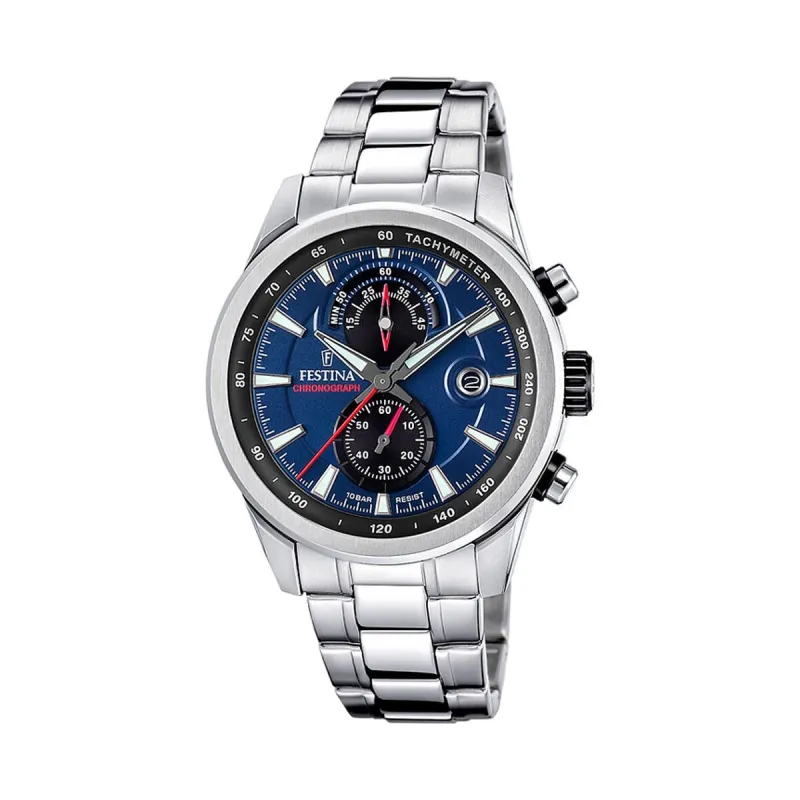 Vīriešu Pulkstenis Festina F20694/5 Sudrabains