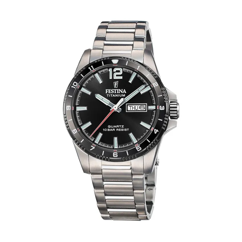 Miesten rannekellot Festina F20698/4 Musta