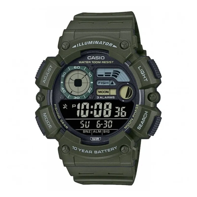 Laikrodis vyrams Casio WS-1500H-3BVEF Juoda