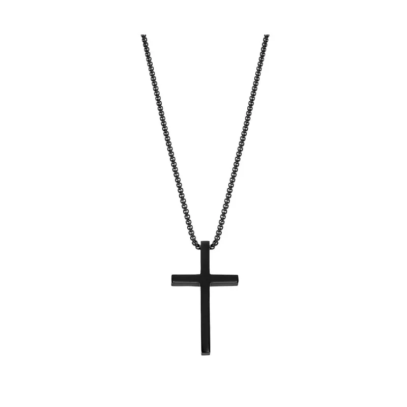 Men's Necklace Lotus LS2370-1/1 Black