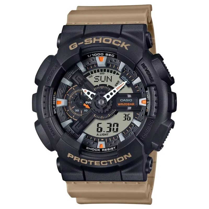 Meeste Kell Casio G-Shock OVERSIZED - TWO TONE UTILITY COLOURS (Ø 51 mm)