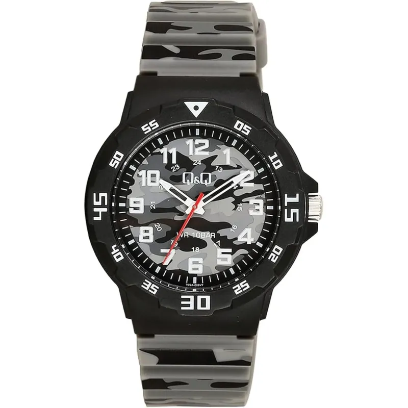 Laikrodis vyrams Q&Q V02A-009VY (Ø 43 mm)