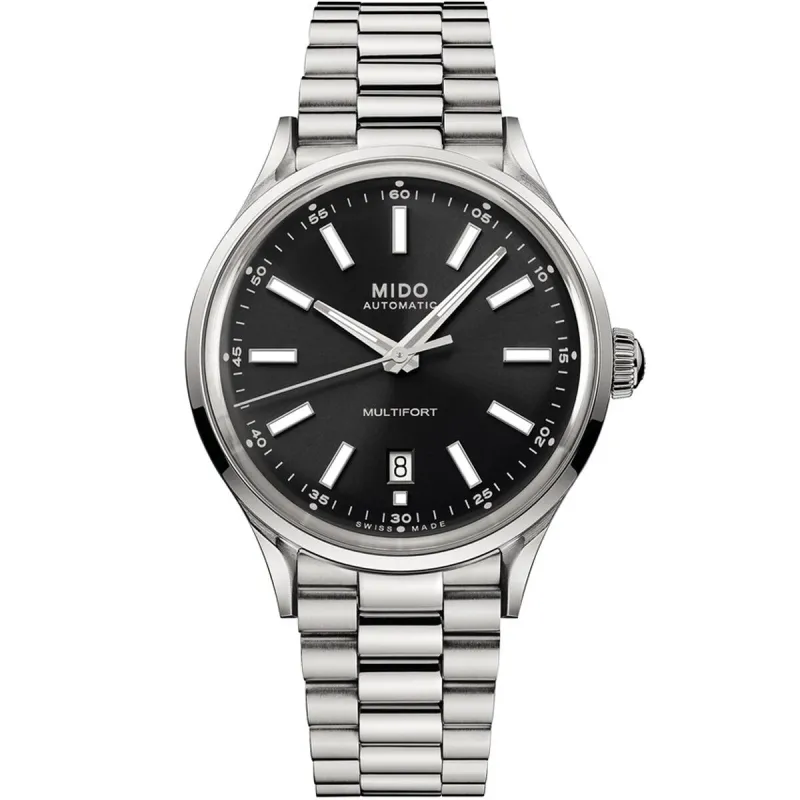 Men's Watch Mido MULTIFORT PATRIMONY POWERWIND Silver
