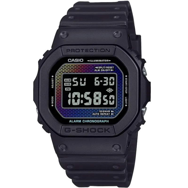 Miesten rannekellot Casio G-Shock THE ORIGIN - RAINBOW BRICK WALL SERIE Musta
