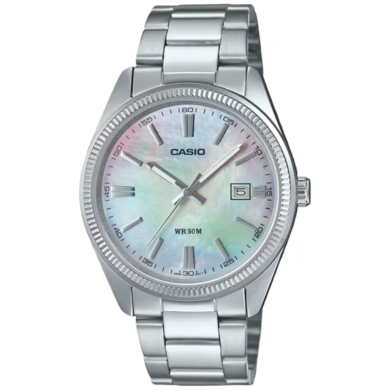 Laikrodis vyrams Casio DATE - SILVER, MOP DEAL (Ø 38,5 mm)