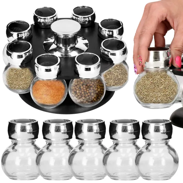 Maustehylly ja purkit Springos KI0080