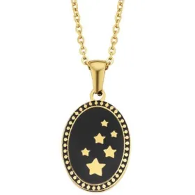 Женские кулоны CO88 Collection 8CN-26134 Позолоченный Чёрный