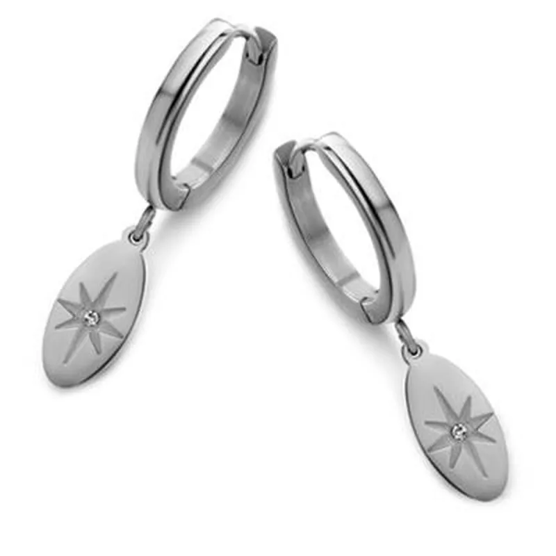 Женские серьги CO88 Collection 8CE-70112 Серебристый