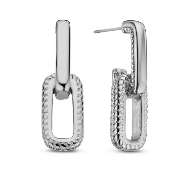 Женские серьги CO88 Collection 8CE-70555 Серебристый