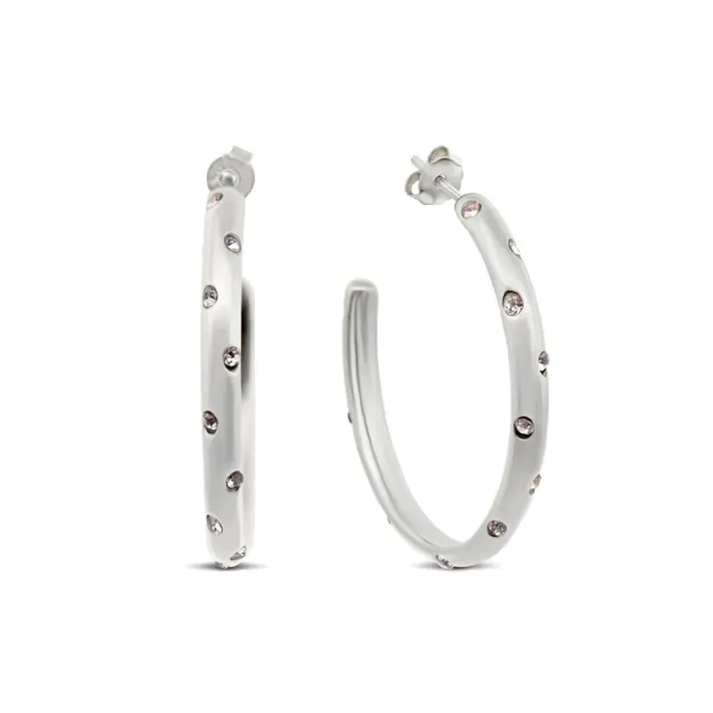 Женские серьги CO88 Collection 8CE-70591 Серебристый