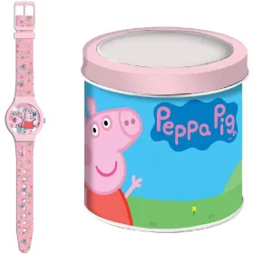 Pikkulasten kellot Peppa Pig PEPPA PIG - TIN BOX Ø 33 mm