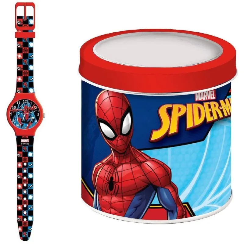 Laikrodis kūdikiams Spider-Man SPIDERMAN - TIN WATCH (Ø 33 mm)