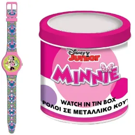 Детские часы Minnie Mouse MINNIE  - TIN BOX Ø 33 mm