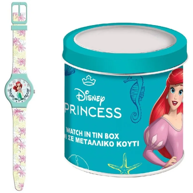 Zīdaiņu Pulkstenis The Little Mermaid LITTLE MARMAID - TIN BOX Ø 33 mm