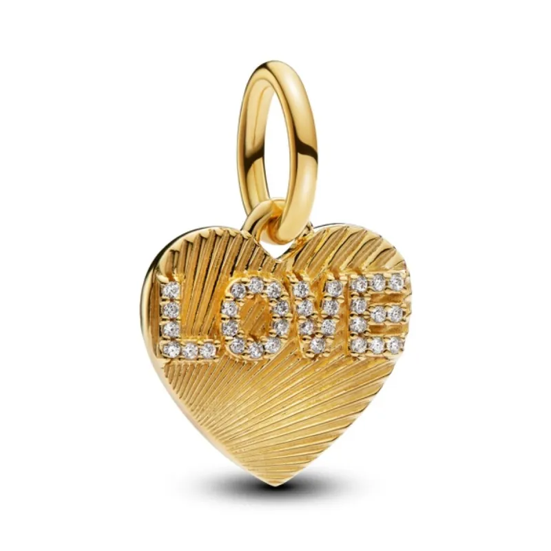 Женские бусы Pandora Love Позолоченный