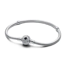 Naiste Käevõru Pandora 593584C01-21 21 cm Hõbedane