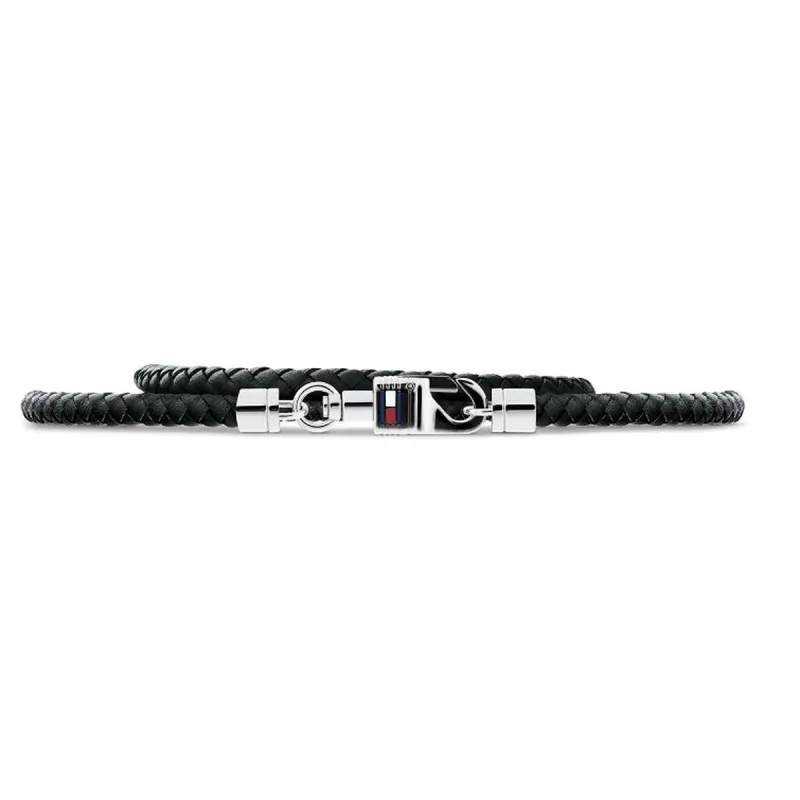 Vīriešu Aproce Tommy Hilfiger 2701063 Sterling silver 925 Melns