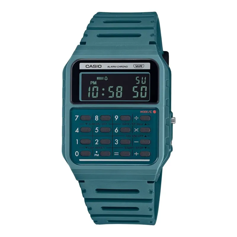 Vīriešu Pulkstenis Casio CALCULATOR EDGY COLLECTION - FOREST GREEN
