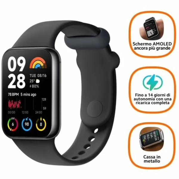 Nutikell Xiaomi Smart Band 8 Pro Must