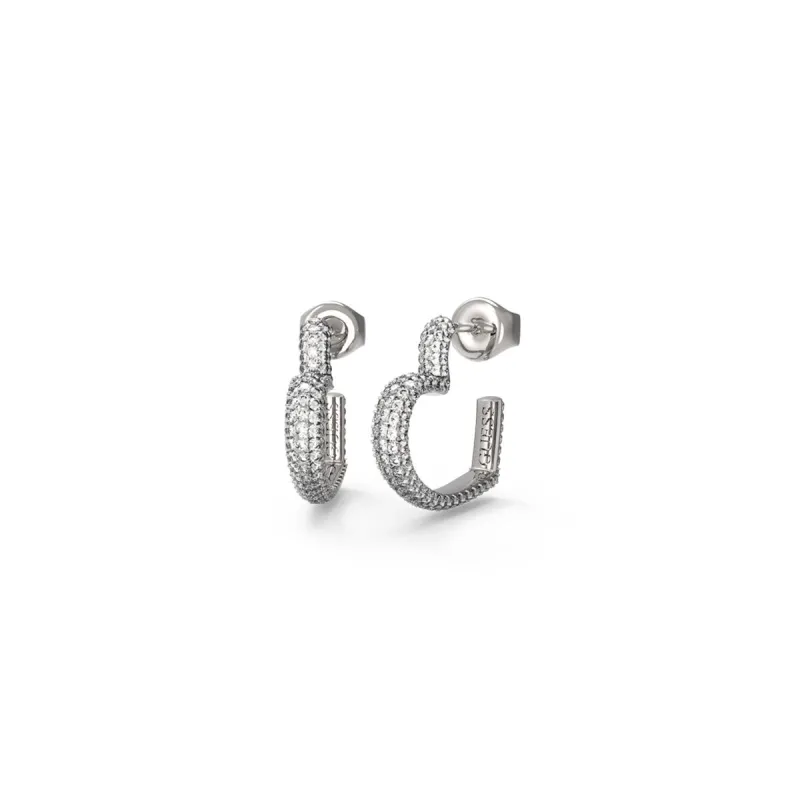 Ladies' Earrings Guess JUBE05017JWRHT-U Silver
