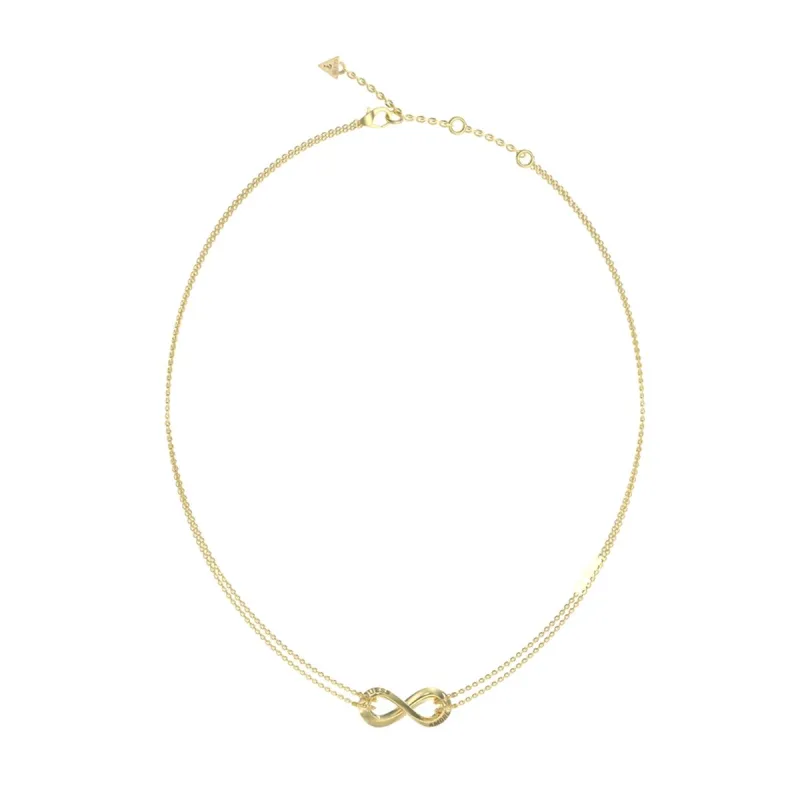 Naiste Kaelakee Guess JUBN05049JWYGT-U Kuldne