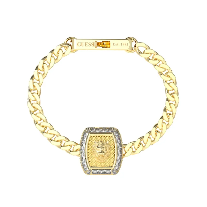 Мужские браслеты Guess JUMB05009JWYGS Позолоченный