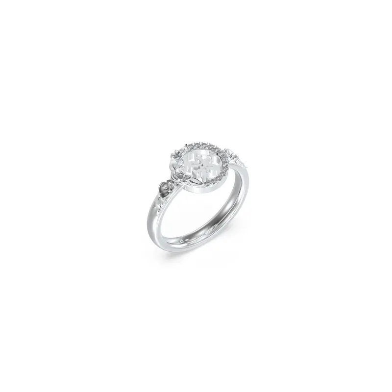 Naisten sormus Guess JUBR05042JWRH56 Hopeinen 16