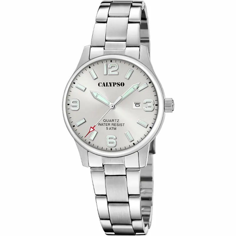 Meeste Kell Calypso K5861/2 Hõbedane