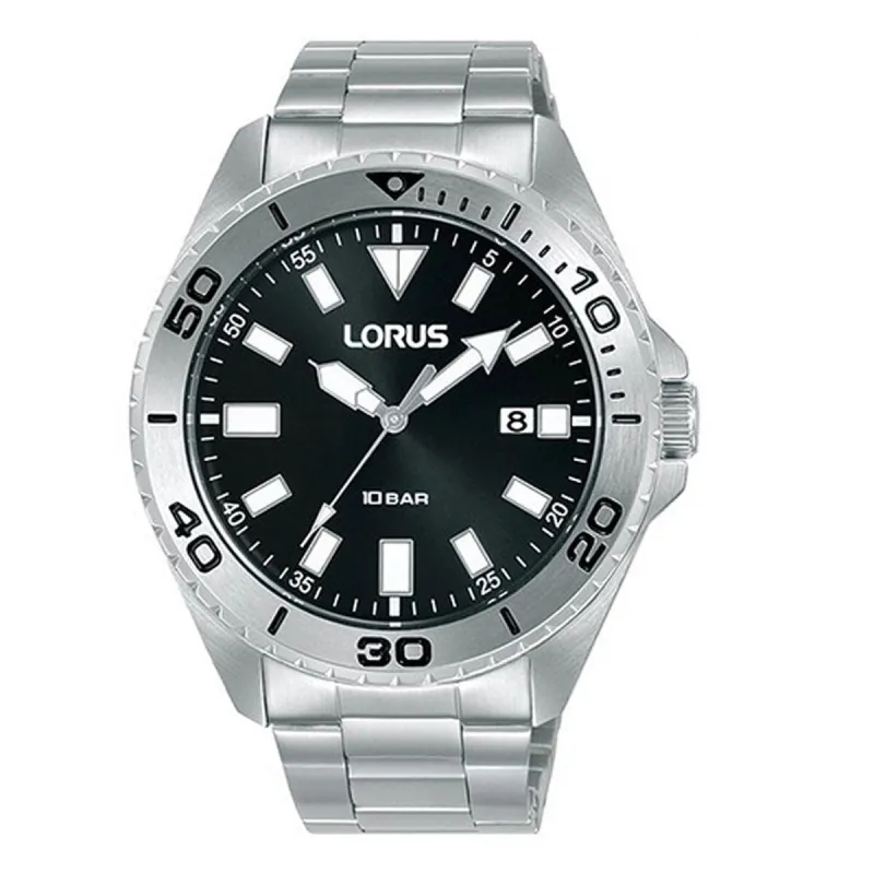 Vīriešu Pulkstenis Lorus RXH59KX9 Sudrabains