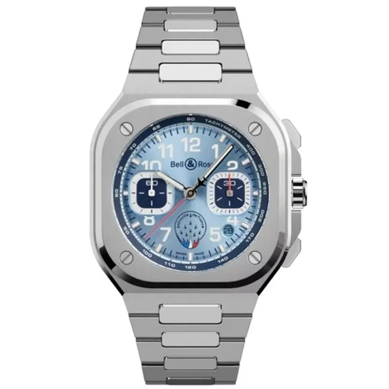 Laikrodis vyrams Bell & Ross BR05C-PAF-ST_SST Sidabras