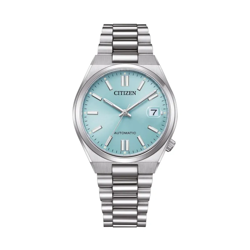 Vīriešu Pulkstenis Citizen NJ0200-50L Sudrabains (Ø 37 mm)