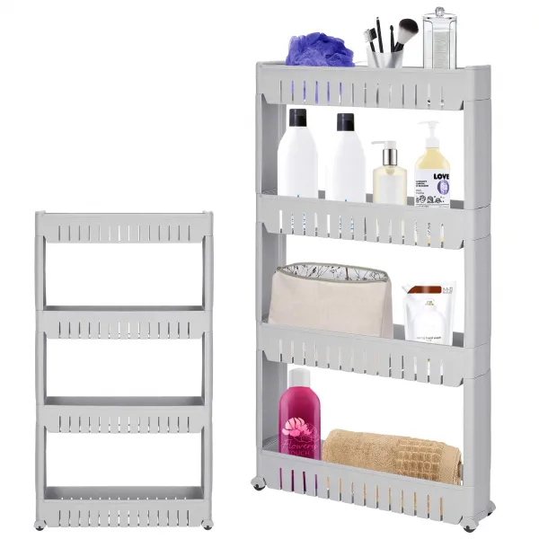 Ratastel kapp Springos HA1020, 4 riiulit