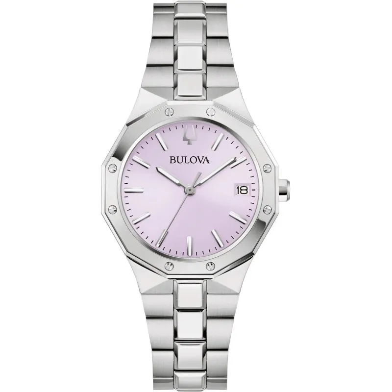 Sieviešu Pulkstenis Bulova 96M170 Sudrabains