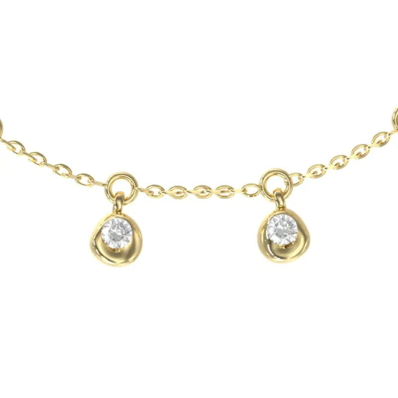 Женские цепочки Guess JUBB05186JWYGS Позолоченный
