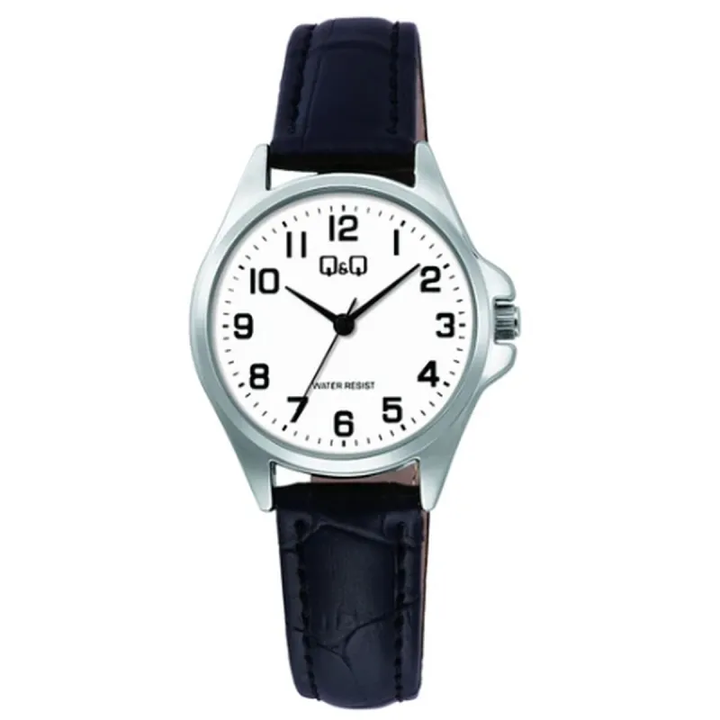 Laikrodis moterims Q&Q LADY ONLY TIME Juoda (Ø 30 mm)
