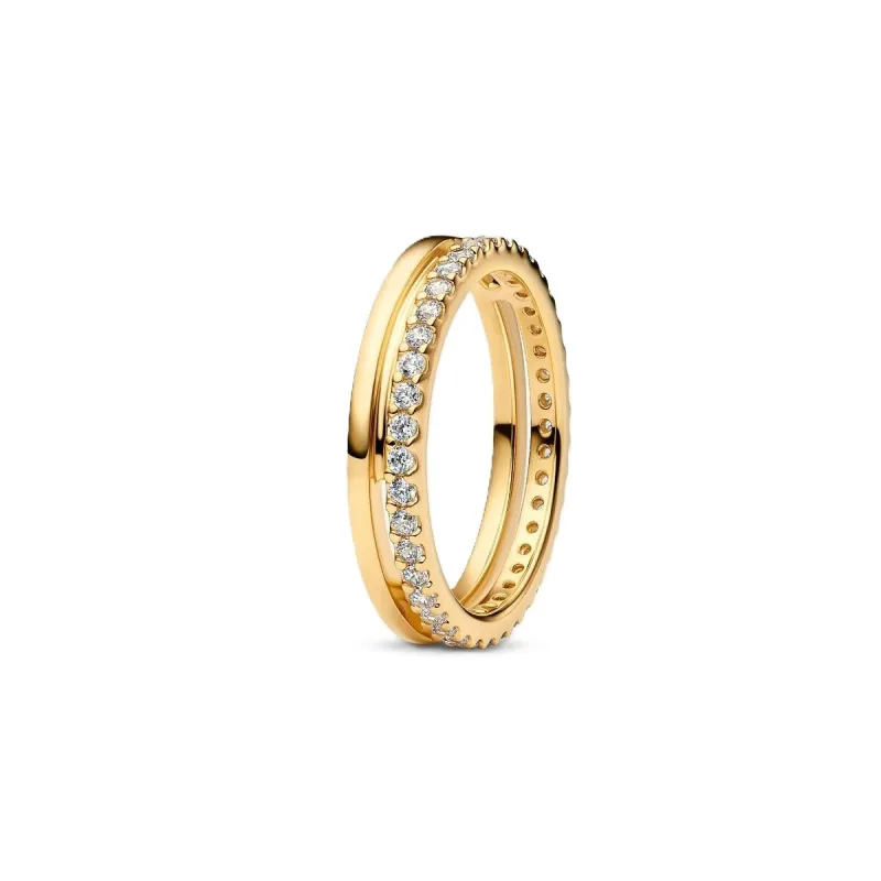 Женские кольца Pandora 163799C01-52 12 Позолоченный