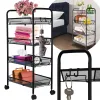 Металлическая полка на колесах Springos KI0142 84,5x44x27 см