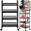 Металлическая полка на колесах Springos KI0142 84,5x44x27 см