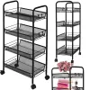 Металлическая полка на колесах Springos KI0142 84,5x44x27 см