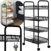 Металлическая полка на колесах Springos KI0142 84,5x44x27 см