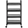 Металлическая полка на колесах Springos KI0142 84,5x44x27 см