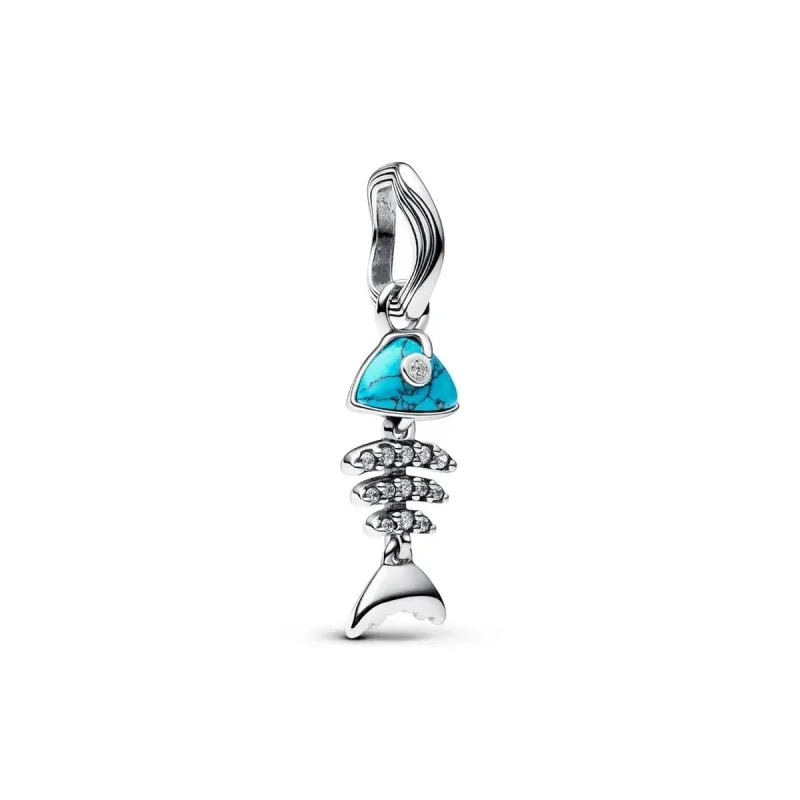 Бусы Pandora 793894C01 Синий Серебристый