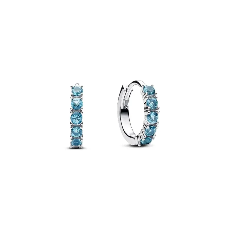 Женские серьги Pandora 293849C01 Серебристый Синий