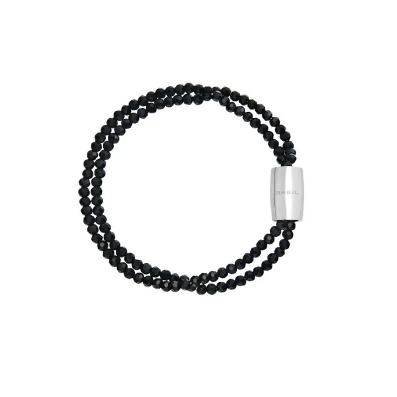 Мужские браслеты Breil TJ3687 Ювелирное серебро 925 Чёрный
