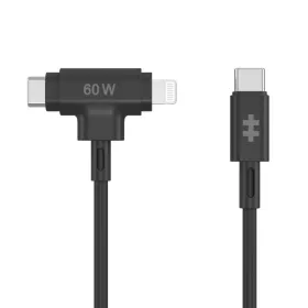USB-C laidas Hyper HyperJuice Juoda 1,5 m