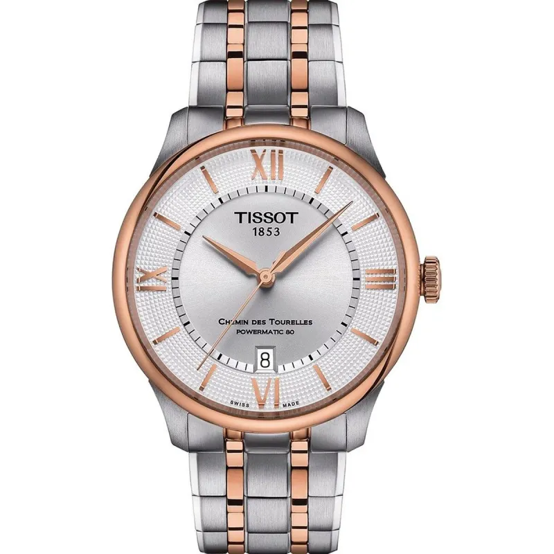 Мужские часы Tissot CHEMIN DES TOURELLES POWERMATIC 80 (Ø 39 mm)