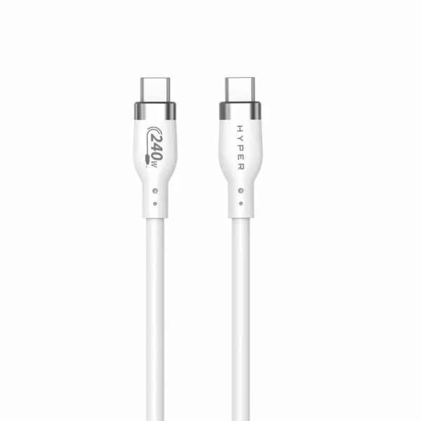 USB-C-кабель Hyper HJ4002WHGL Белый 2 m