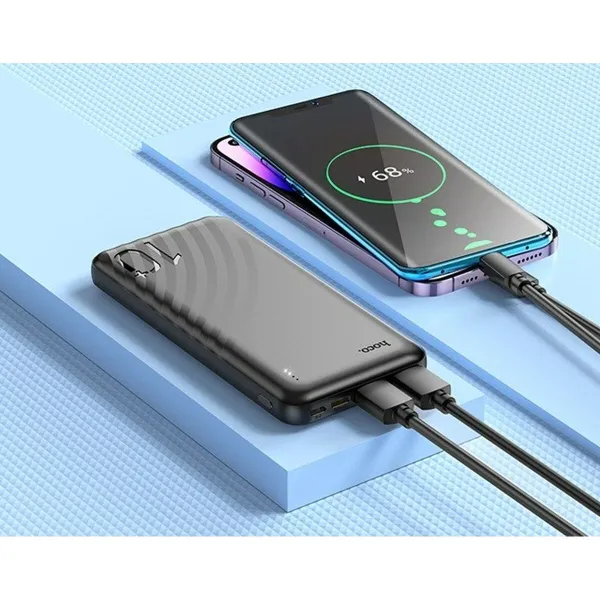 Powerbank Hoco J123 black Musta 10000 mAh